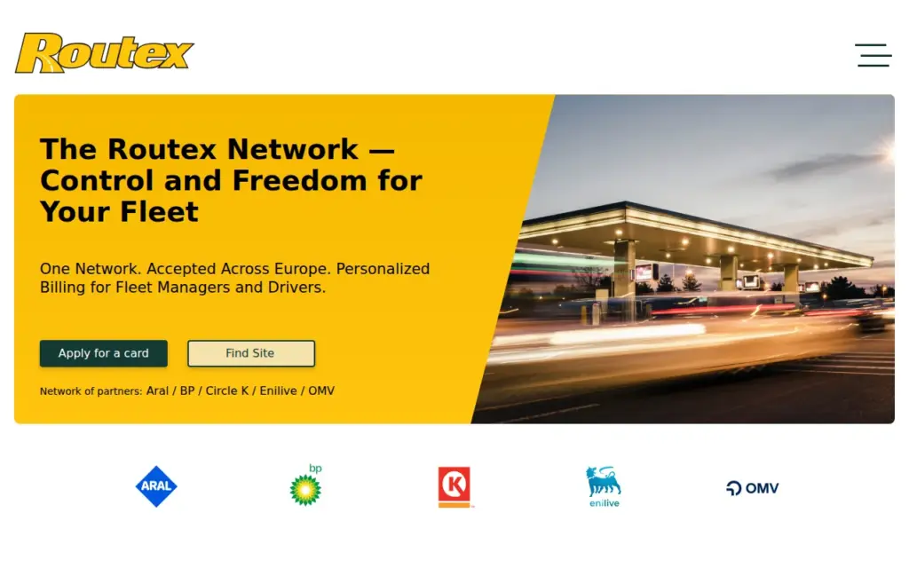 Routex — strona produktu na stronie producenta (zrzut ekranu)